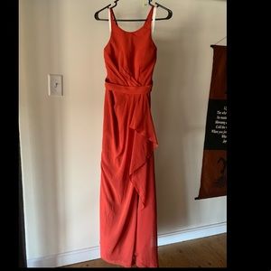 Rust Azazie Bridesmaid Dress